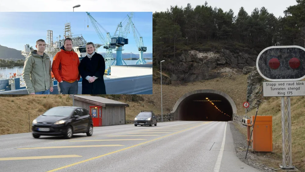 Eiksundsambandet m innfelt Eviind Sandnes Børulf Lefdal Astrid Tenden foto innfelt Ulstein Group