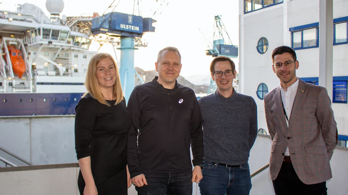 Rakel Skram Aasen Håkon Vestnes Henrique M Gaspar Jose Jorge Garcia Agis Foto Ulstein Group 11