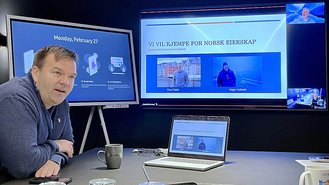 Roger Hofseth aksjon for norsk eierskap foto Marius Rosbach 11