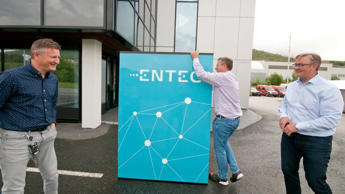 Jogeir Romestrand (t.v.) Håvard Haanes entec foto marius