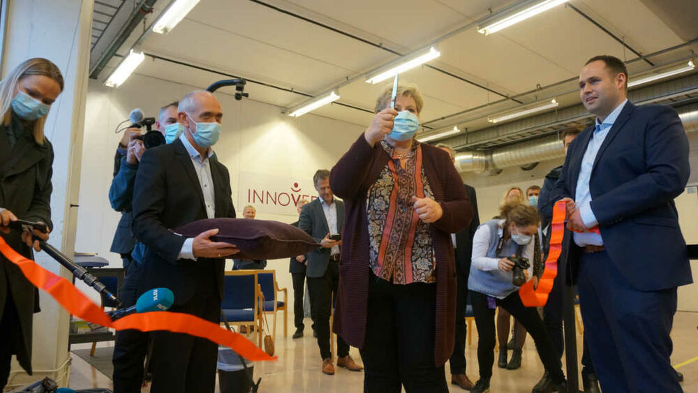 Lars Einar Riksheim Erna Solberg Innovern foto Ogne