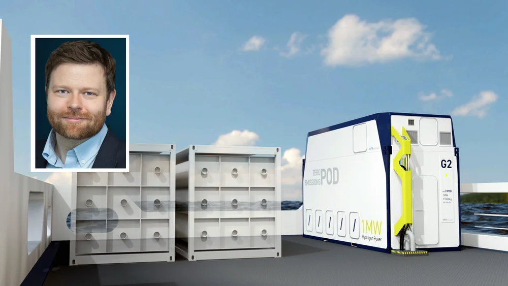 Hav hydrogensystem innfelt kristian osnes illustrasjon hav hydrogen