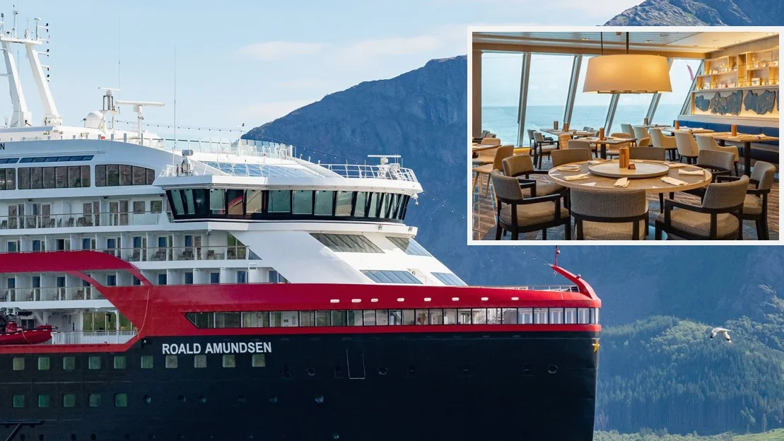 Bli med om bord i hurtigrutens nye flaggskip