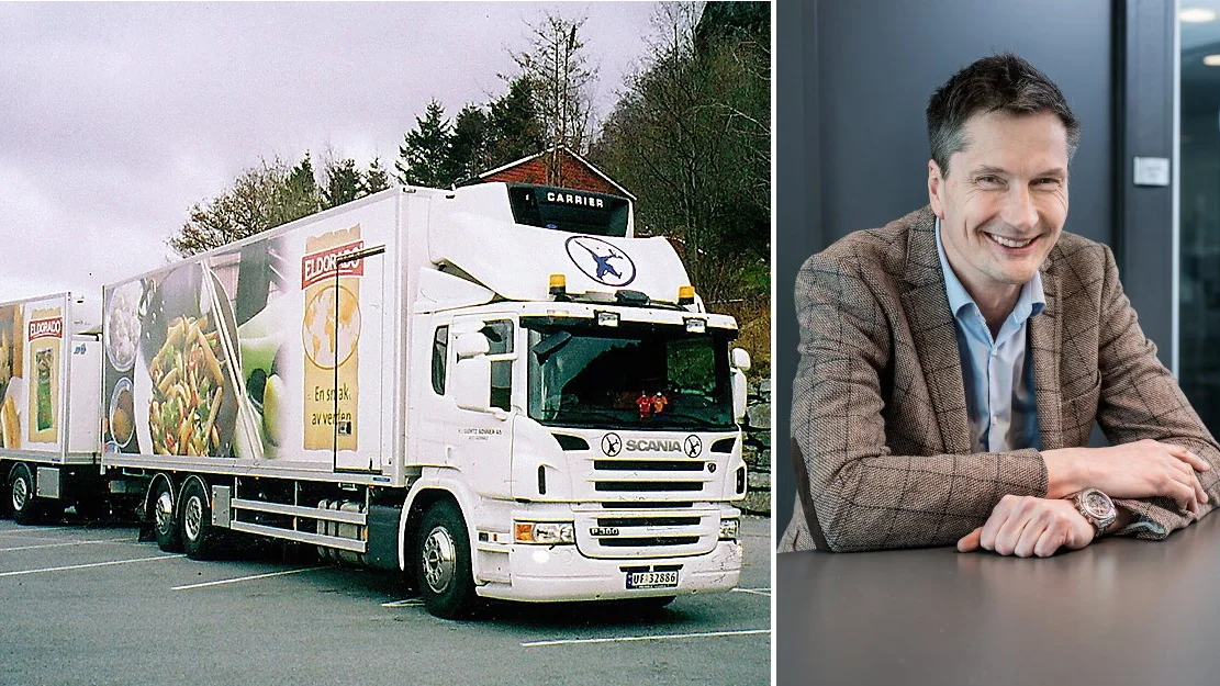 Egil Giørtz montasje lastebilde foto HI Giørtz.