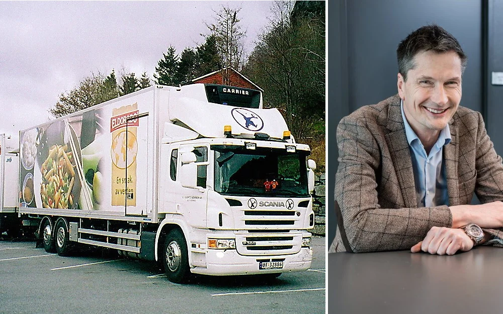 Egil Giørtz montasje lastebilde foto HI Giørtz.