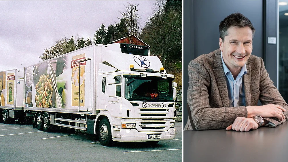 Egil Giørtz montasje lastebilde foto HI Giørtz.