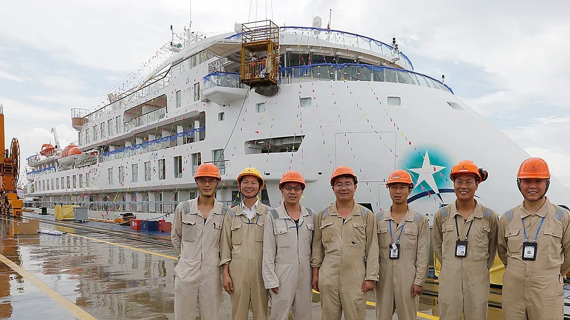 Foerste cruiseskip med X Bow