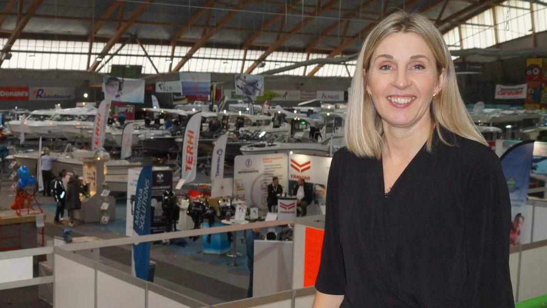 Fornoeyd med aarets baat og caravanmesse