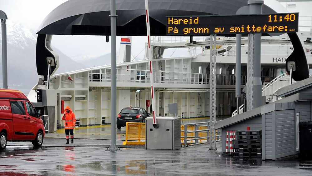 Slutt paa gratisreiser med ferjene