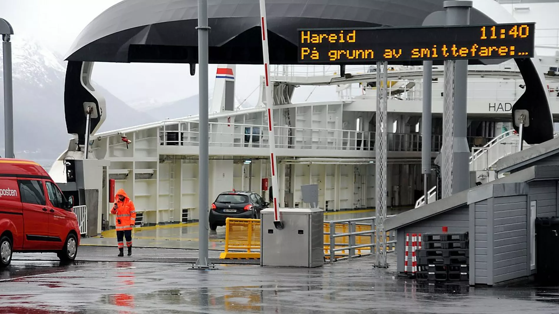 Slutt paa gratisreiser med ferjene