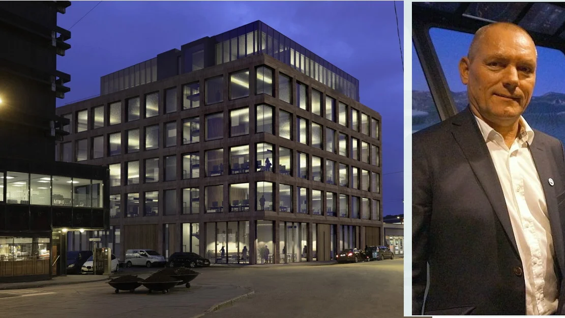 Roger Halsebakk inn i Pir bygget