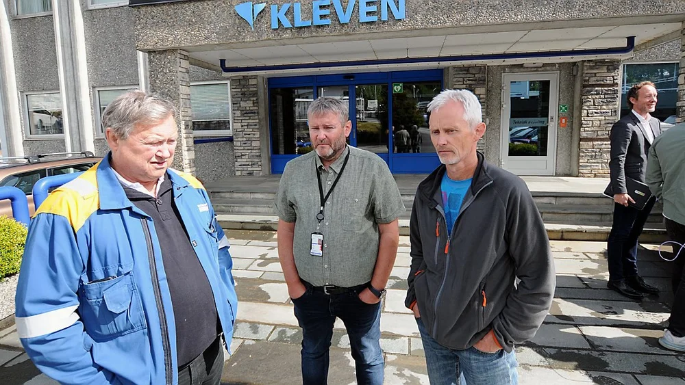 Kleven  Olav Høydalsvik, Alf Johan Antonsen og Frank Hauge
