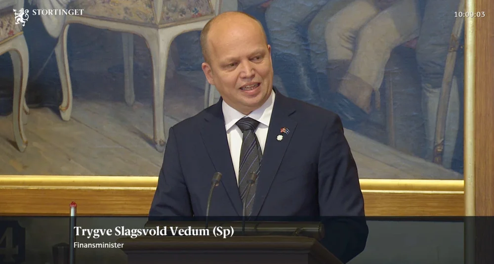 Trygve Slagsvold Vedum statsbudsjettet 2023
