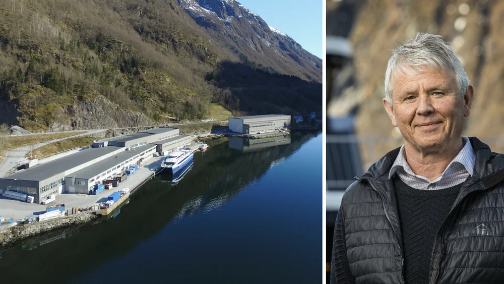 Brødrene Aa verft montasje Tor Øyvind Aa Foto Brødrene Aa Andreas Eikeseth Nygjerd