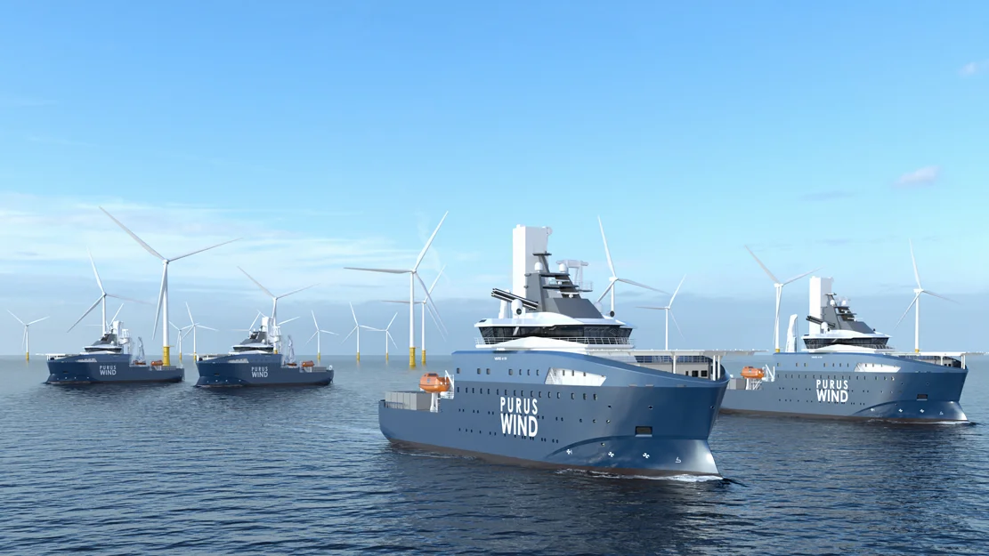 Vard vindskip Purus Wind