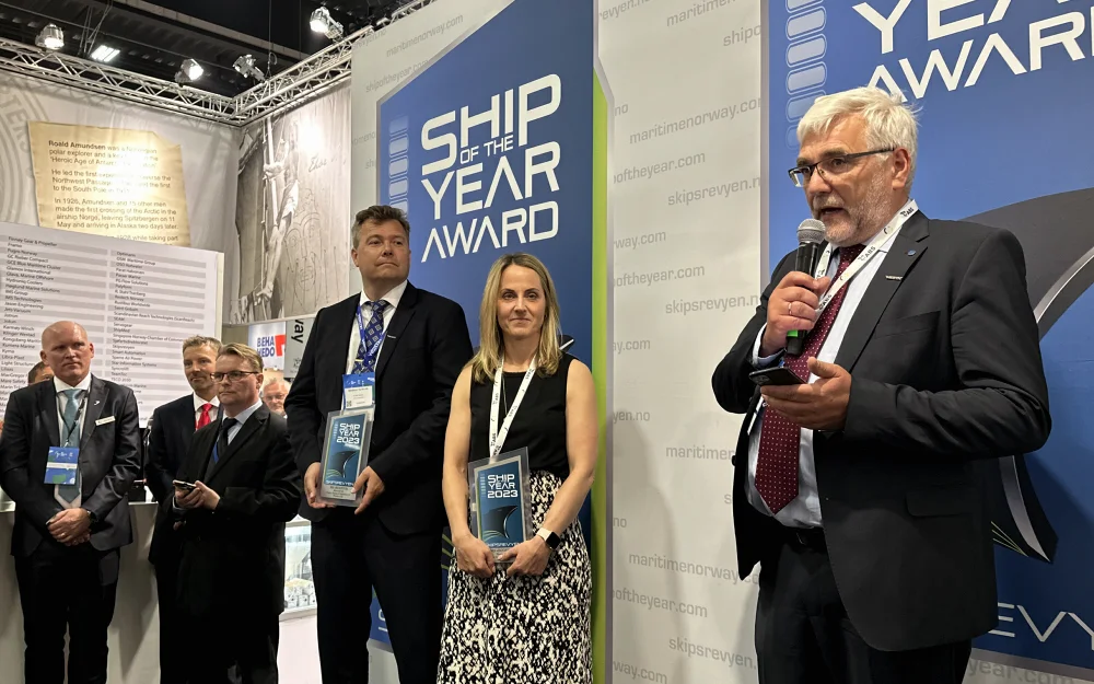 Ship of the year Tore Roaldsnes Cahtrine Kristiseter Marti Foto Marius
