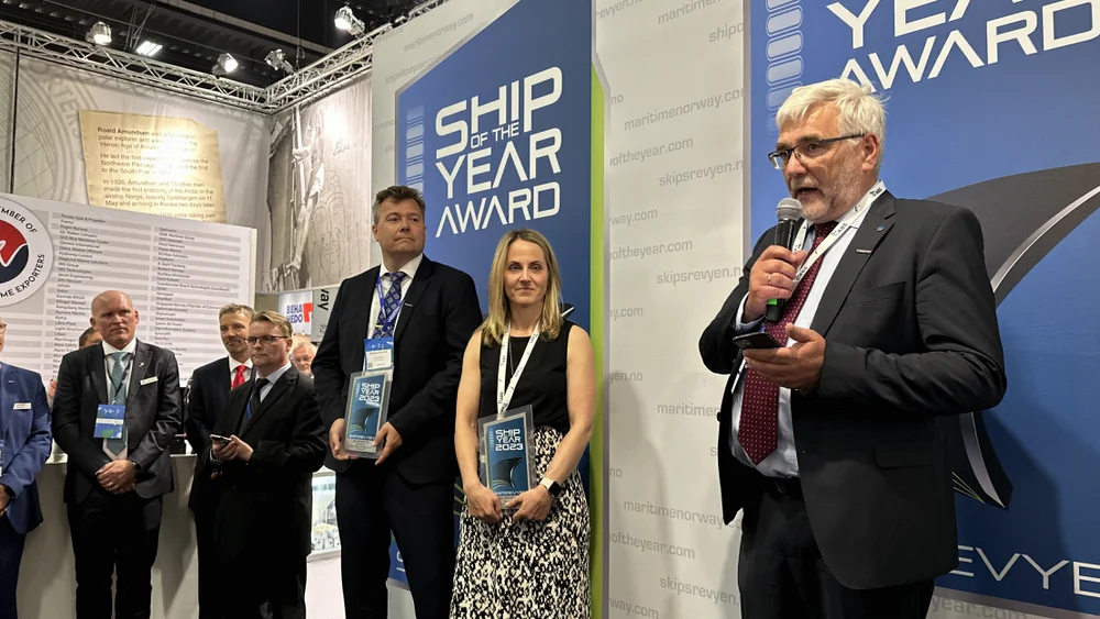 Ship of the year Tore Roaldsnes Cahtrine Kristiseter Marti Foto Marius