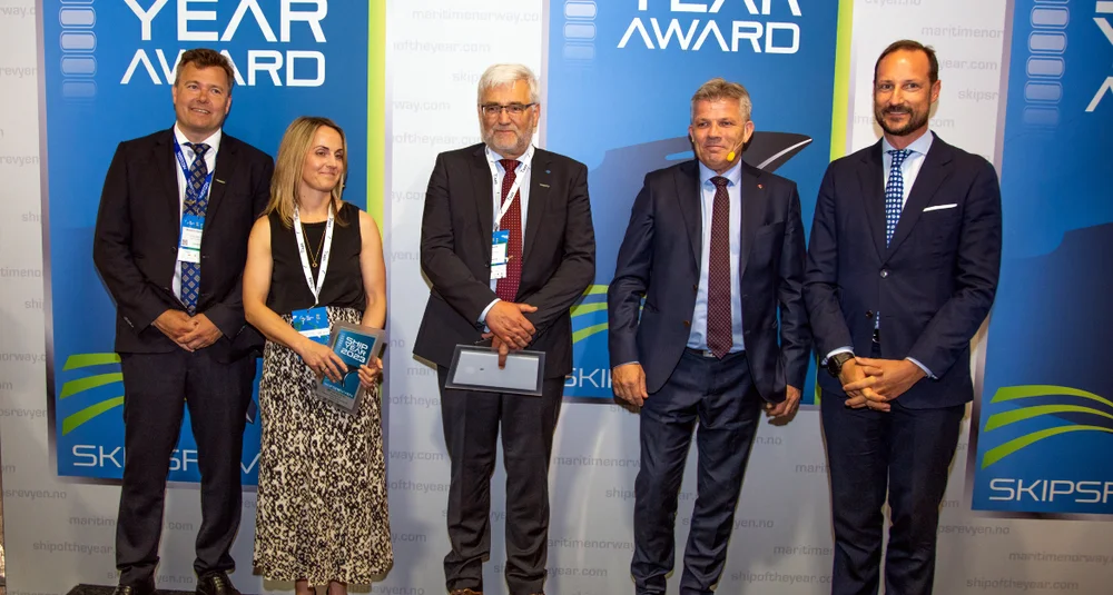 Årets skip gruppefoto foto Westcon Svein Egil Økland