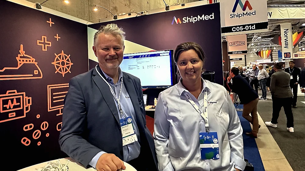 Shipmed Geir Østrem Kristin Brekke foto Marius 11