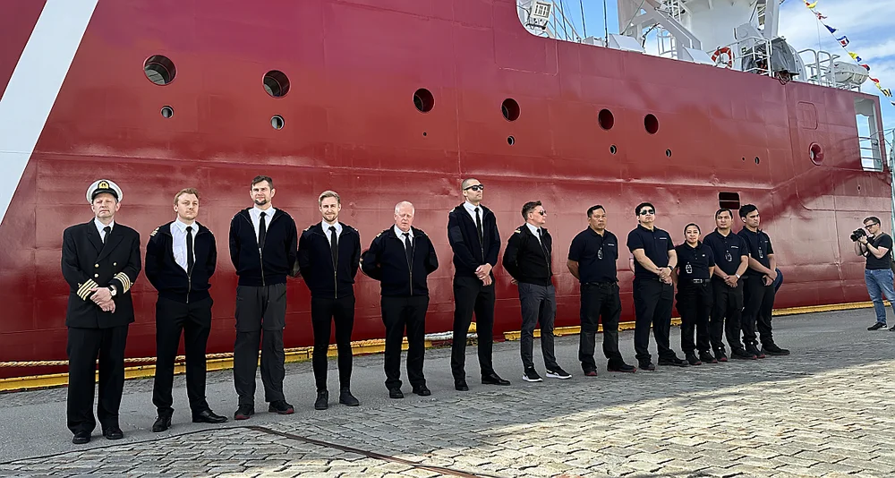 Norwind Gale mannskap dåp foto Marius 11