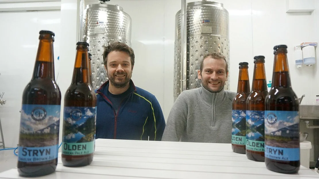 Thomas Gjerde Andreas Sunde Olden bryggeri foto Ogne