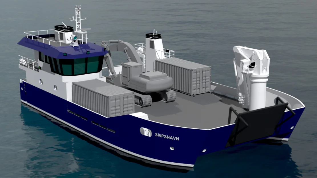 Arbeidsbåt frå Salthammer