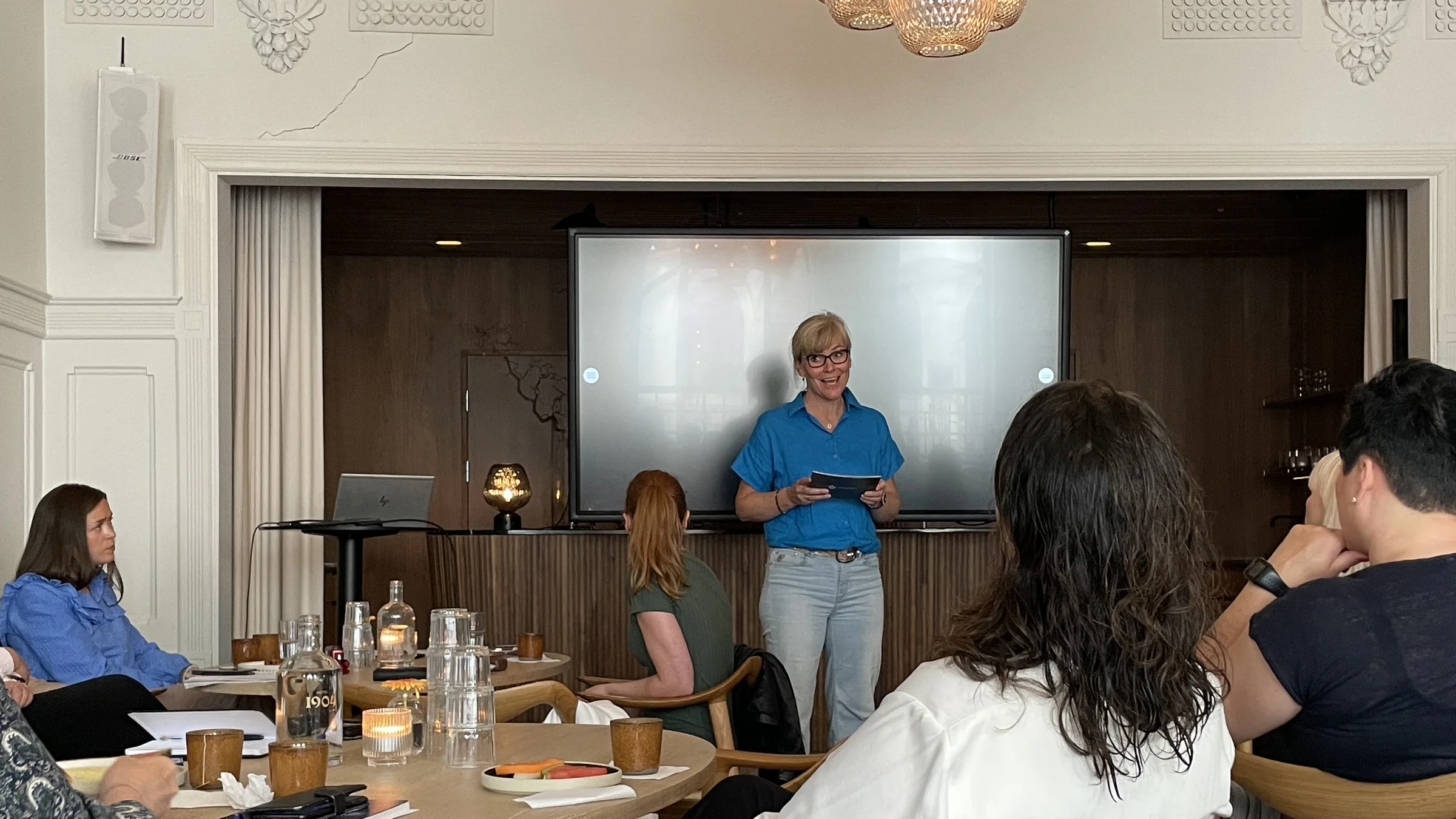 Næringsforeningen FV: Miriam Otterholm, Lene Trude Solheim. Foto: Linn Solheim.