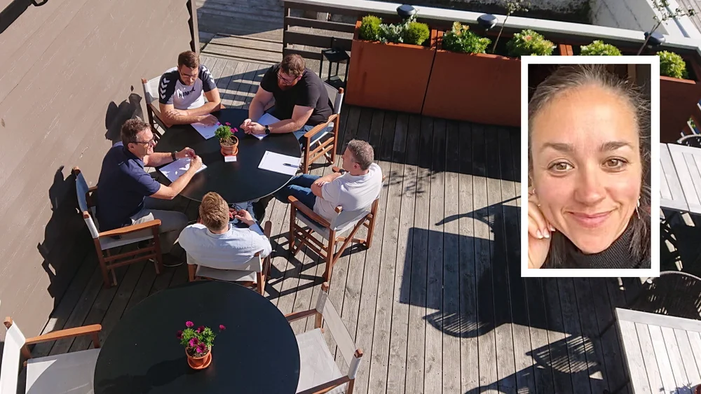 På tvers gruppearbeid innfelt corline storsæter foto privat