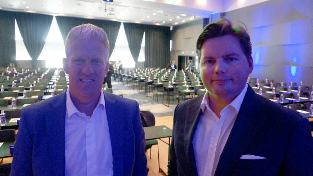 Finn Arne Egeness Herman Aleksander Dahl Nordea seminar Aqua Noir 2023 foto Ogne