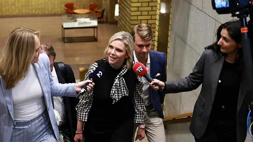 Sylvi Listhaug valgnatt foto Peter Mydske Stortinget 11