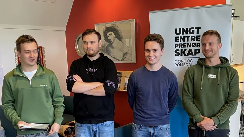 Vinner innovasjonscamp 2023 foto Fagskolen i Møre og Romsdal