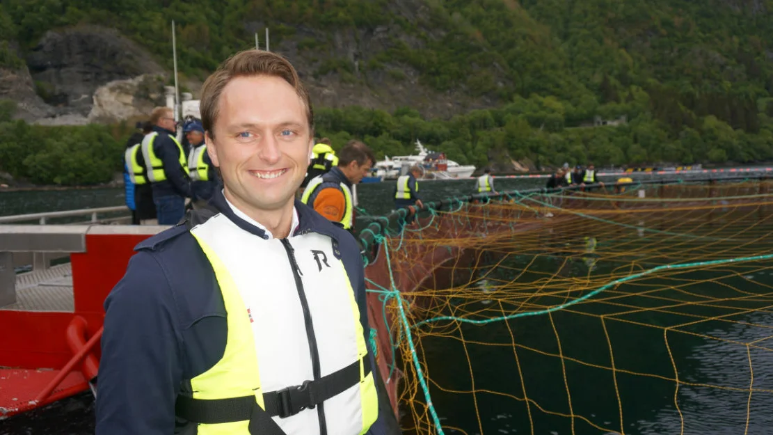 Ola Kvalheim Ode sjef på anlegg i Alida i Volda foto Ogne