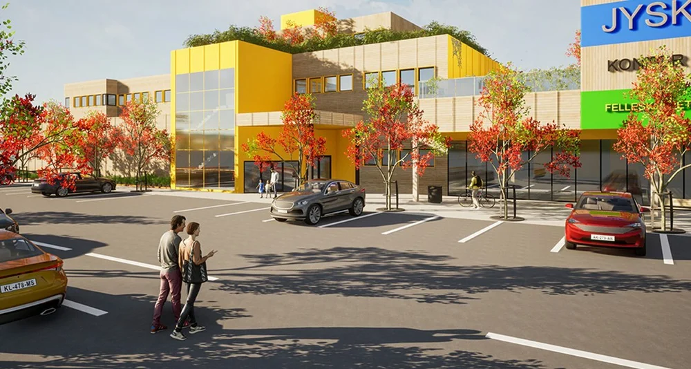 Postvegen 11 front Illustrasjon Plot Arkitekter 11