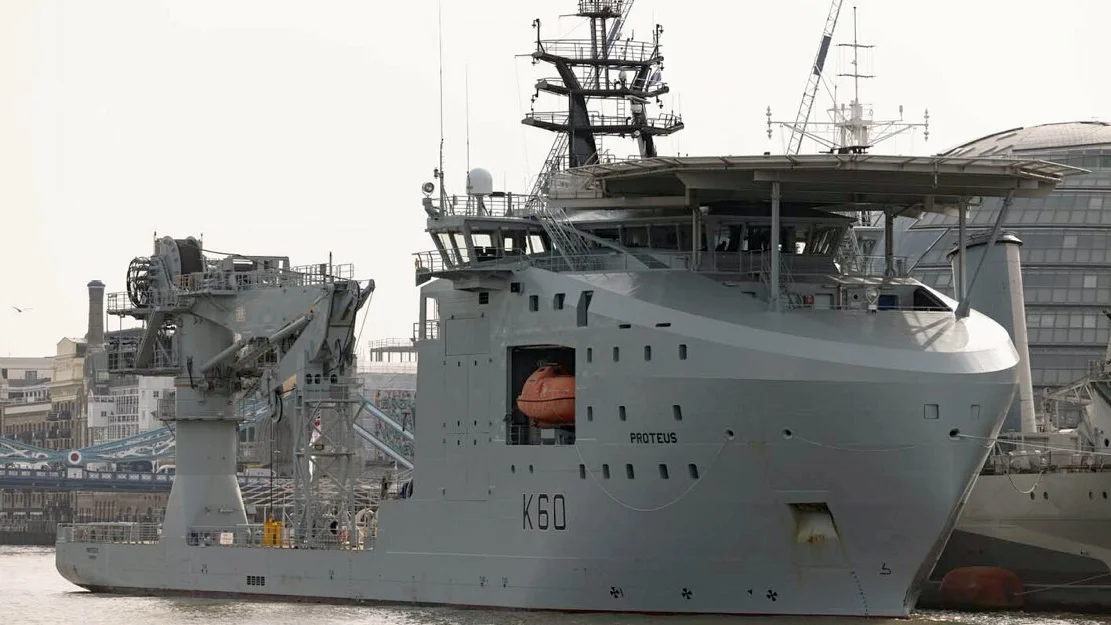 RFA Proteus foto Royal Navy