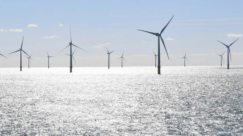 Rampion Wind Farm foto Jon Lavis Wikimeidia Commons