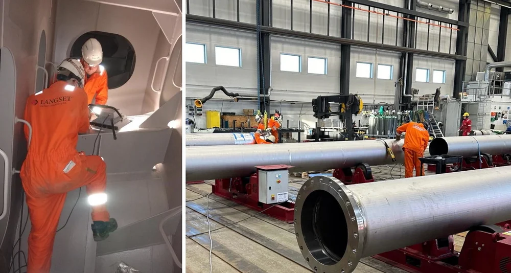 Langset montasje industriarbeid foto langset group 11