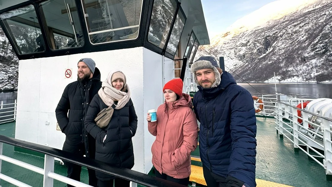 Geiranger Hellesylt ferje Foto Marius