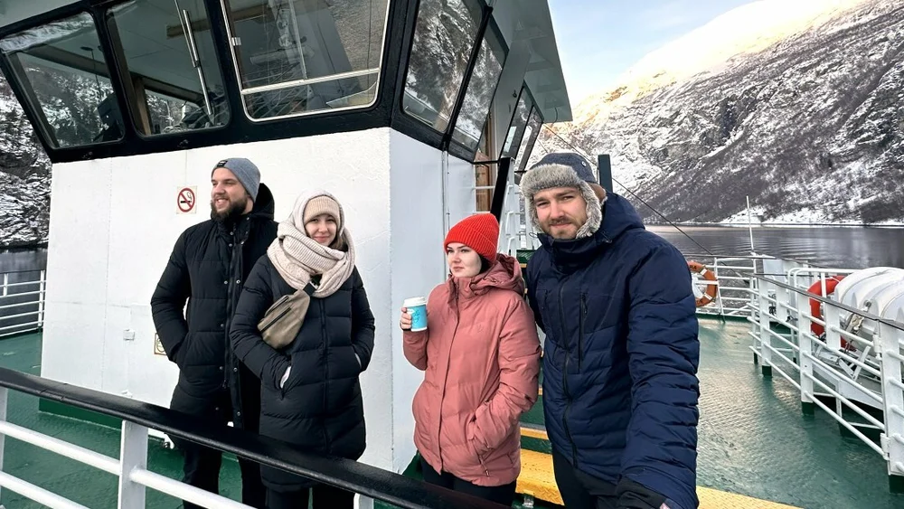 Geiranger Hellesylt ferje Foto Marius