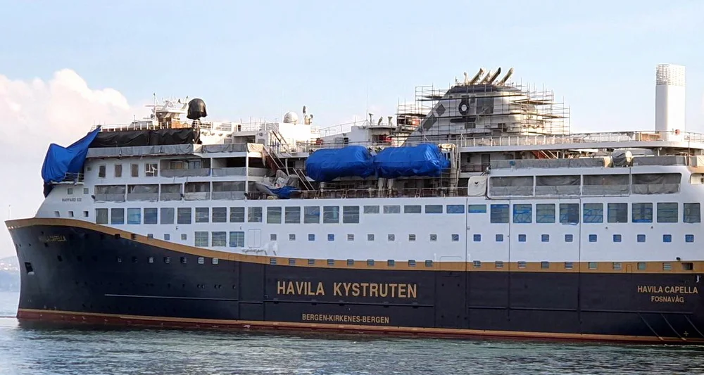 Havila Capella ved Tersan foto Havila Kystruten 111