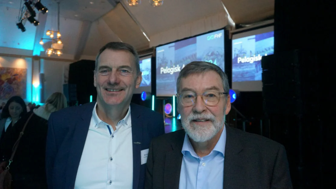 Fv salsleiar Kenneth Garvik i Norges Sildesalgslag Vidar Landmark spesialrågdivar Nærings og fiskerdepartementet pelagisk arena foto Ogne