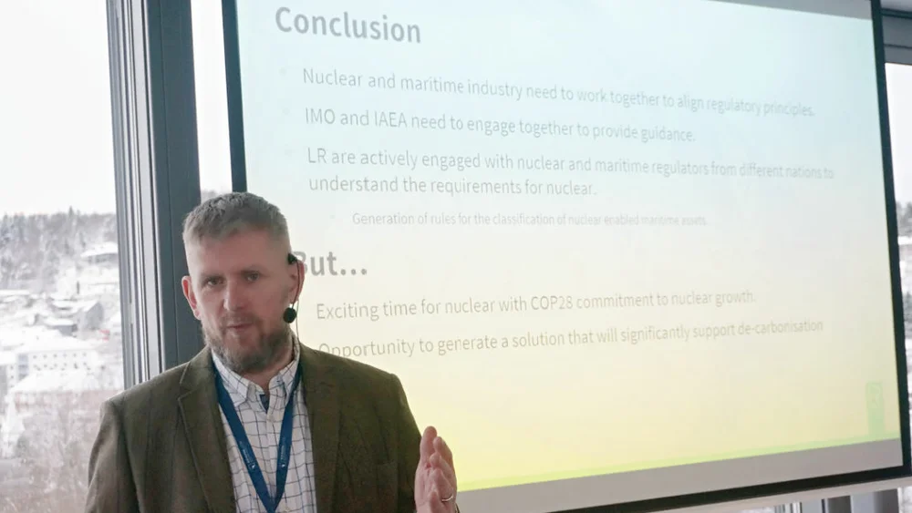 Jez Sims Lloyds Register foto Ogne