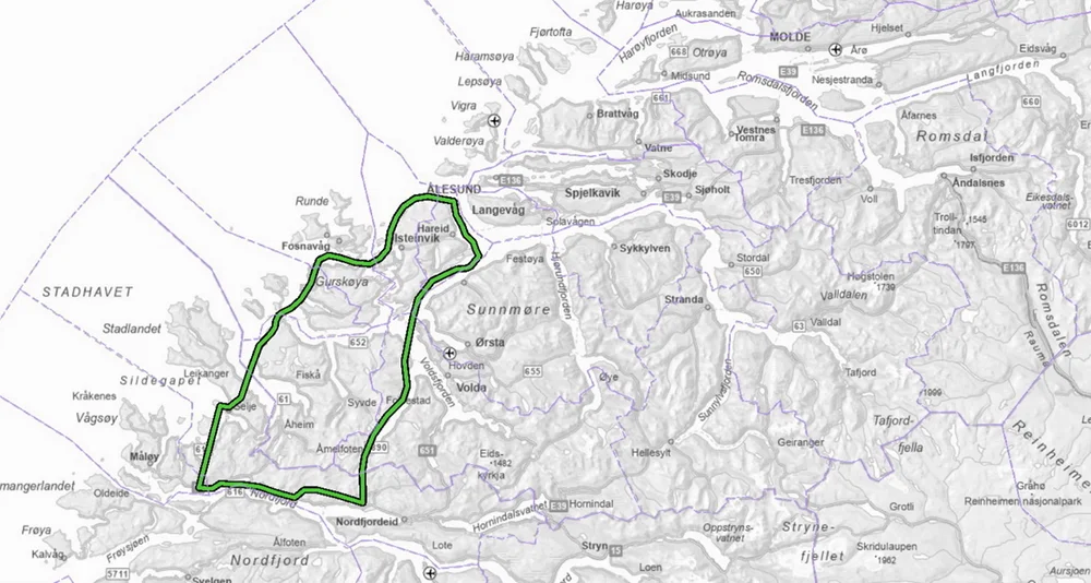 Kart vindkraft nve 2019
