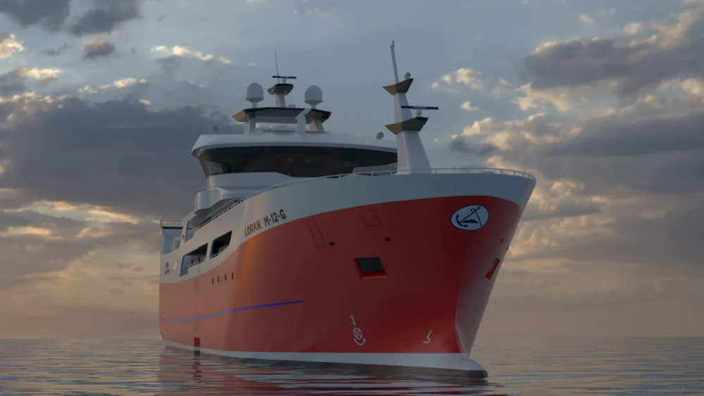 Illustrasjon Skipsteknisk hydrogenbåt Loran