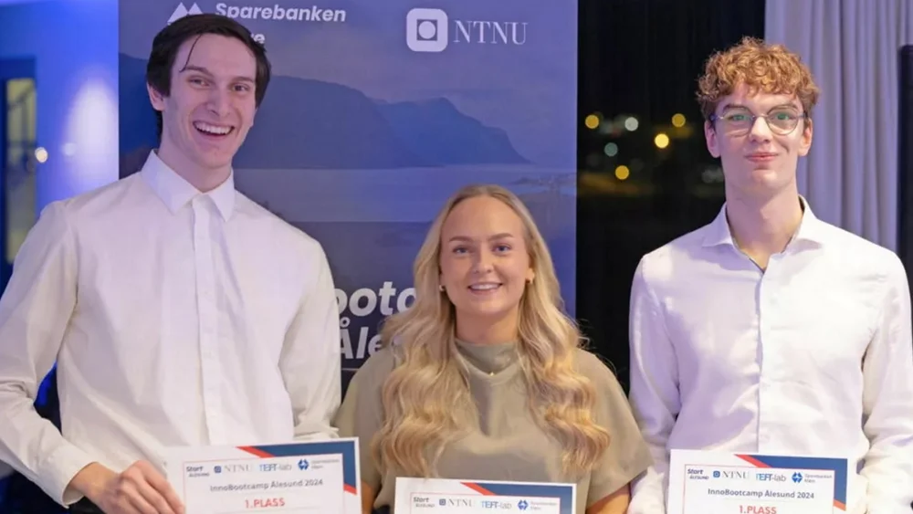 Ntnu innobootcamp 2024 vinnere foto steffen Savland ntnu