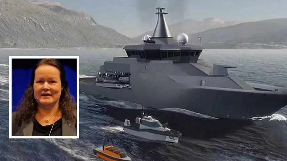 Forsvarsskip infelt wollebæk