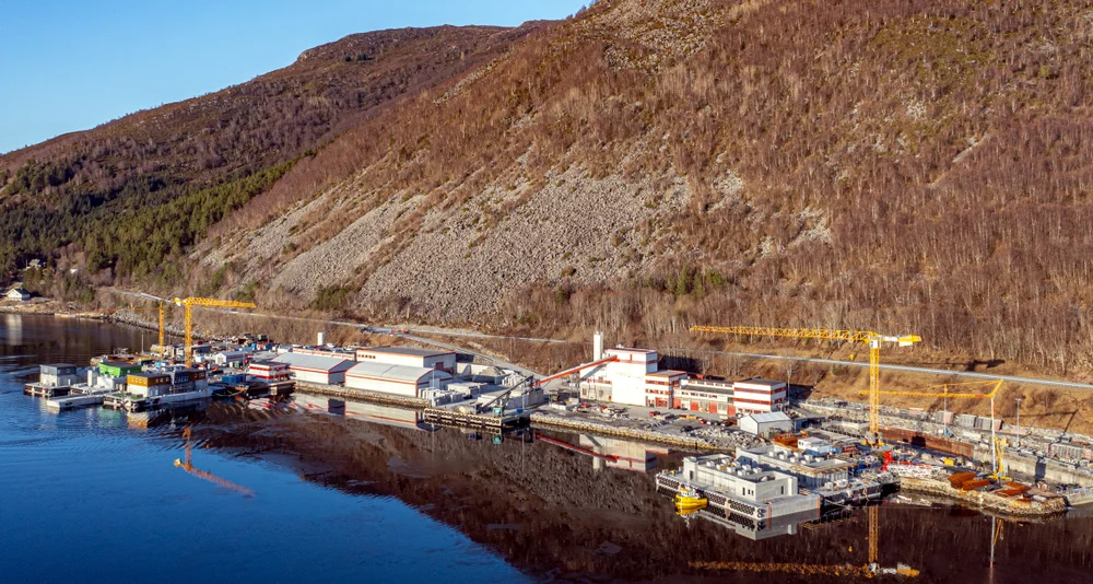 Ulstein Betongindustri drone foto Ulstein Betongindustri