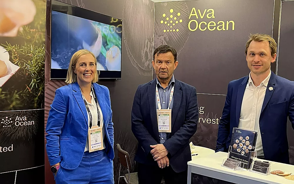 Ava Ocean markedssjef Anette Zimowski Henning Hofseth Oeystein Tvedt foto privat