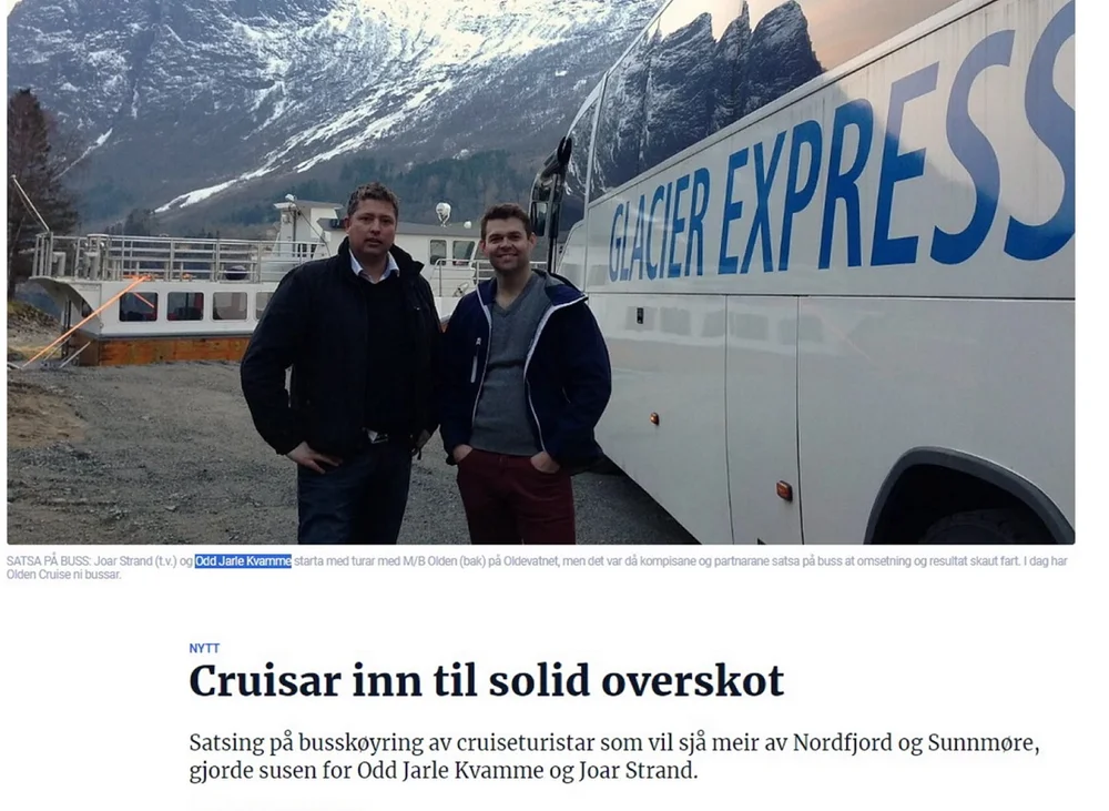 Olden cruise faksimile 11