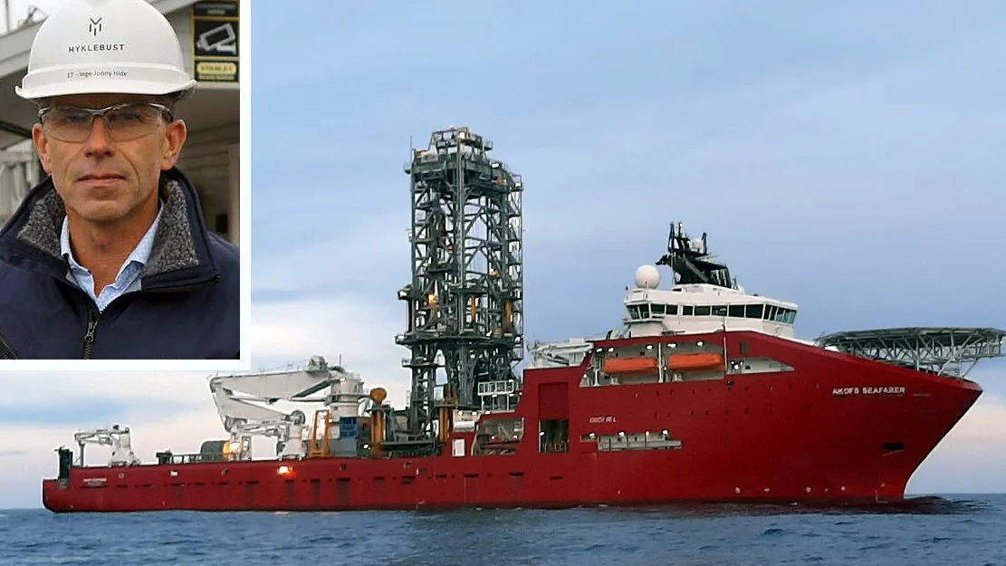 I rute med Roekke skip og tilset fleire fagfolk