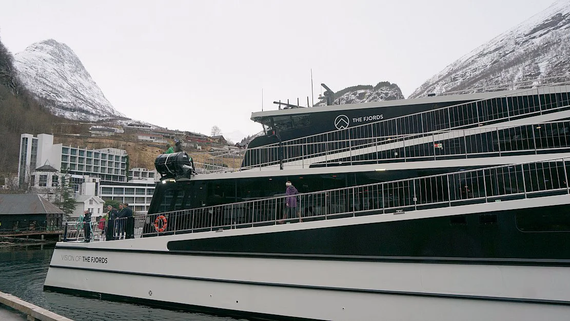 Hellesylt Geiranger tur retur paa batteri